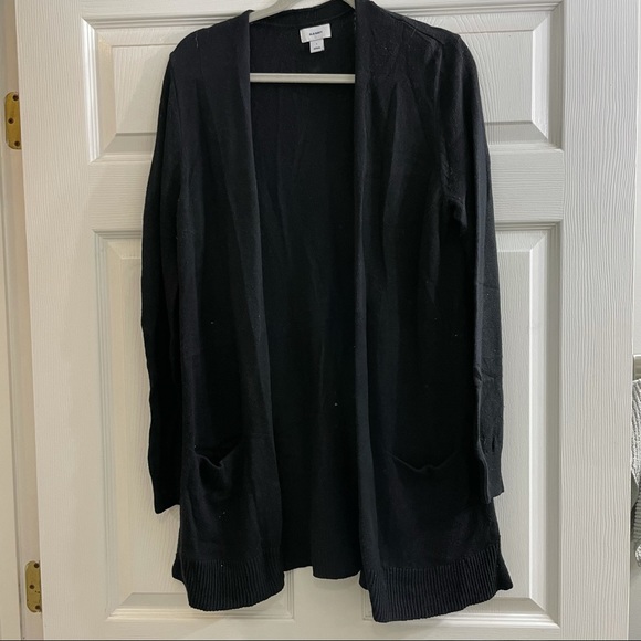 Old Navy Sweaters - Old Navy Open Front Black Cardigan L